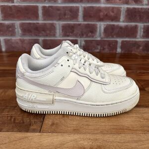 Nike Womens Air Force 1‎ Shadow Coconut Milk Shoes Size 8 Clean